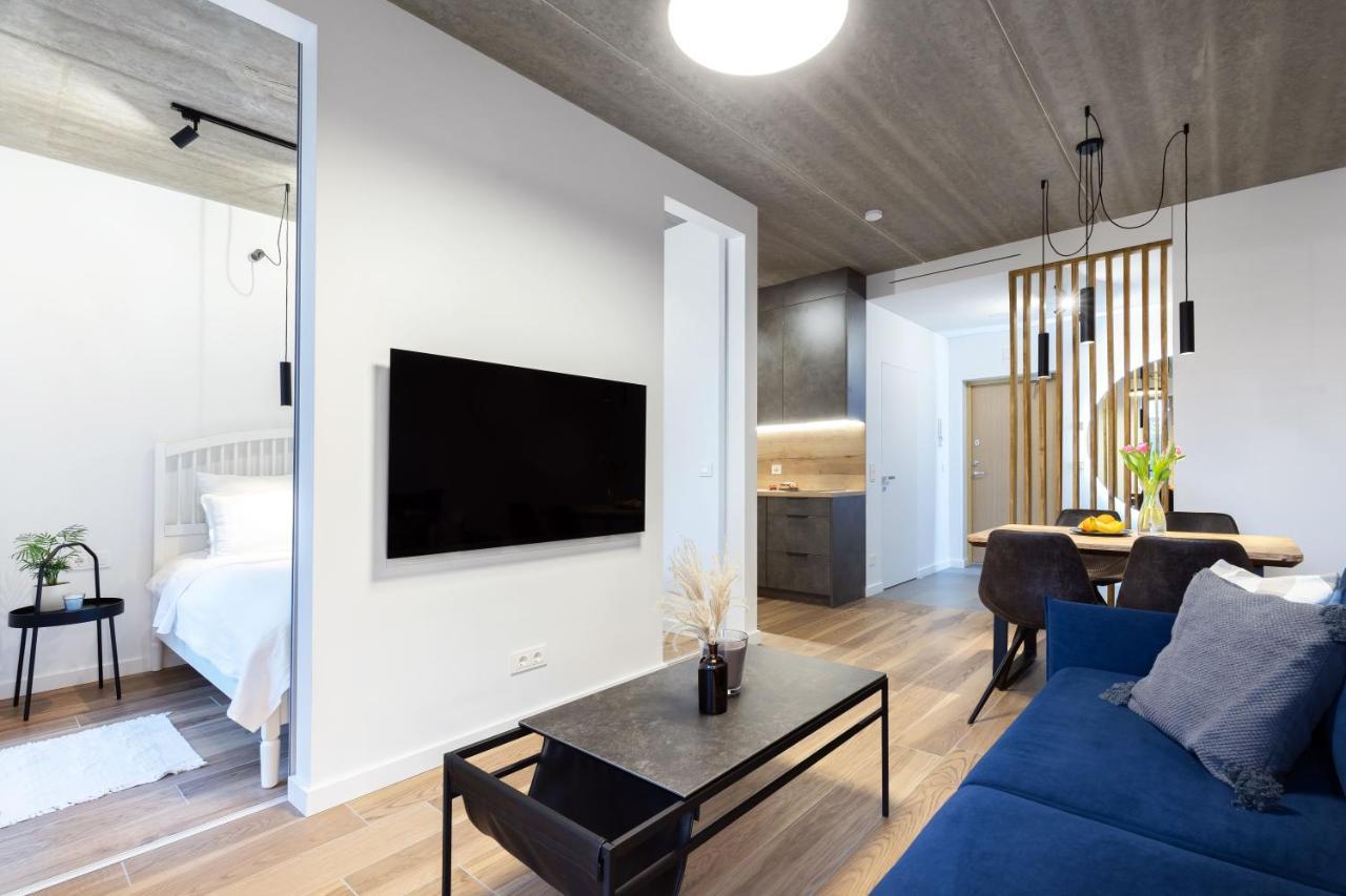 City Center Sanctuary Modern Business-Class Studio With Free Parking In The Heart Of VNO Exterior foto